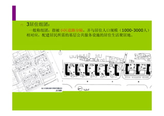 n   3居住组团：
     一般称组团，指被小区道路分隔，并与居住人口规模（1000-3000人）
    相对应，配建居民所需的基层公共服务设施的居住生活聚居地。
 