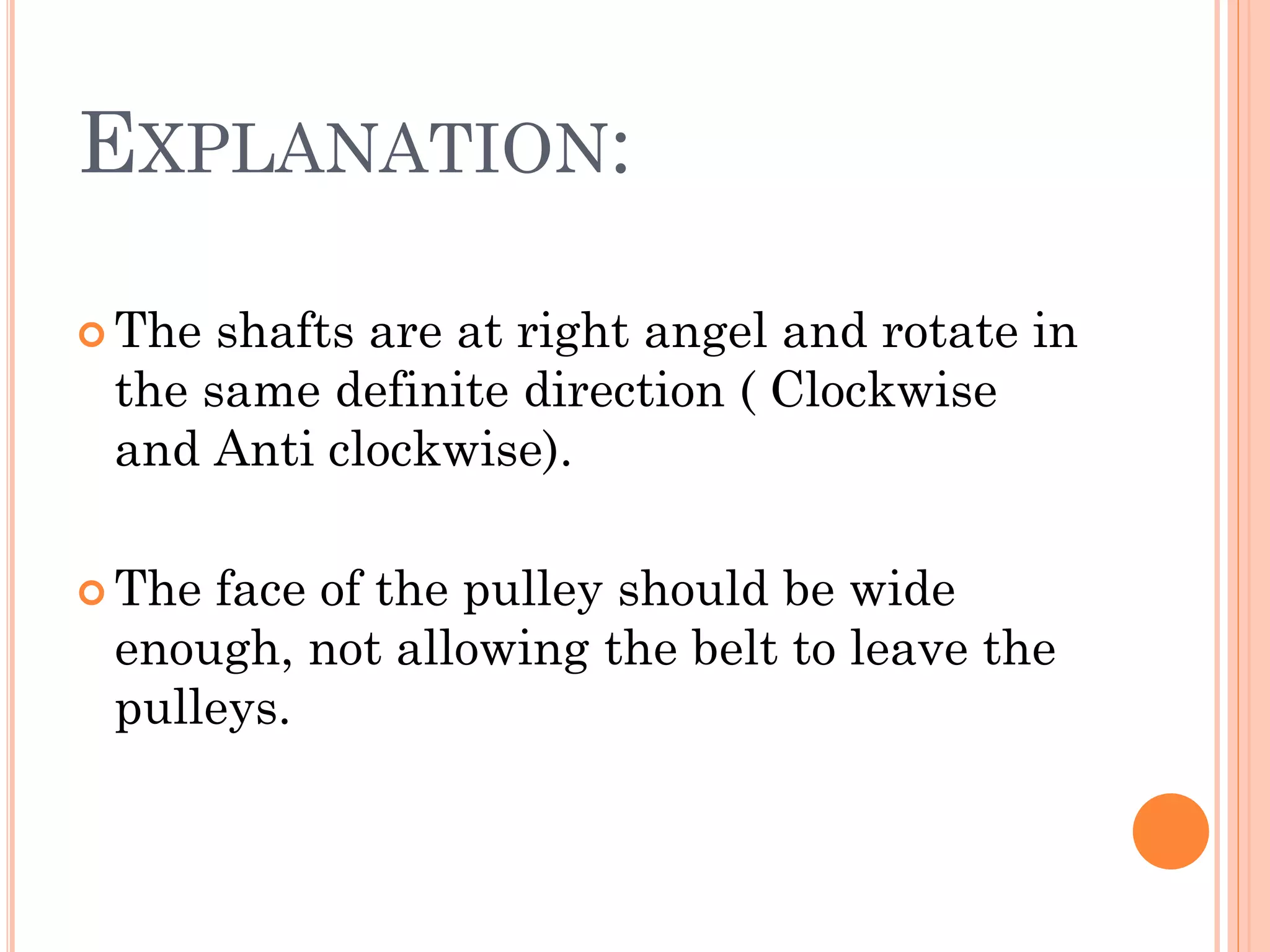 types of belt drives | PPTX