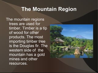 Desert The desert has rich minerals metals and more materials that have been dug up from earth. One part of the desert, called the Imperial valley, has really rich soil that gets water from the American Canal. 