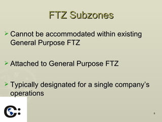Ftz Status FTZ Overview | PPT