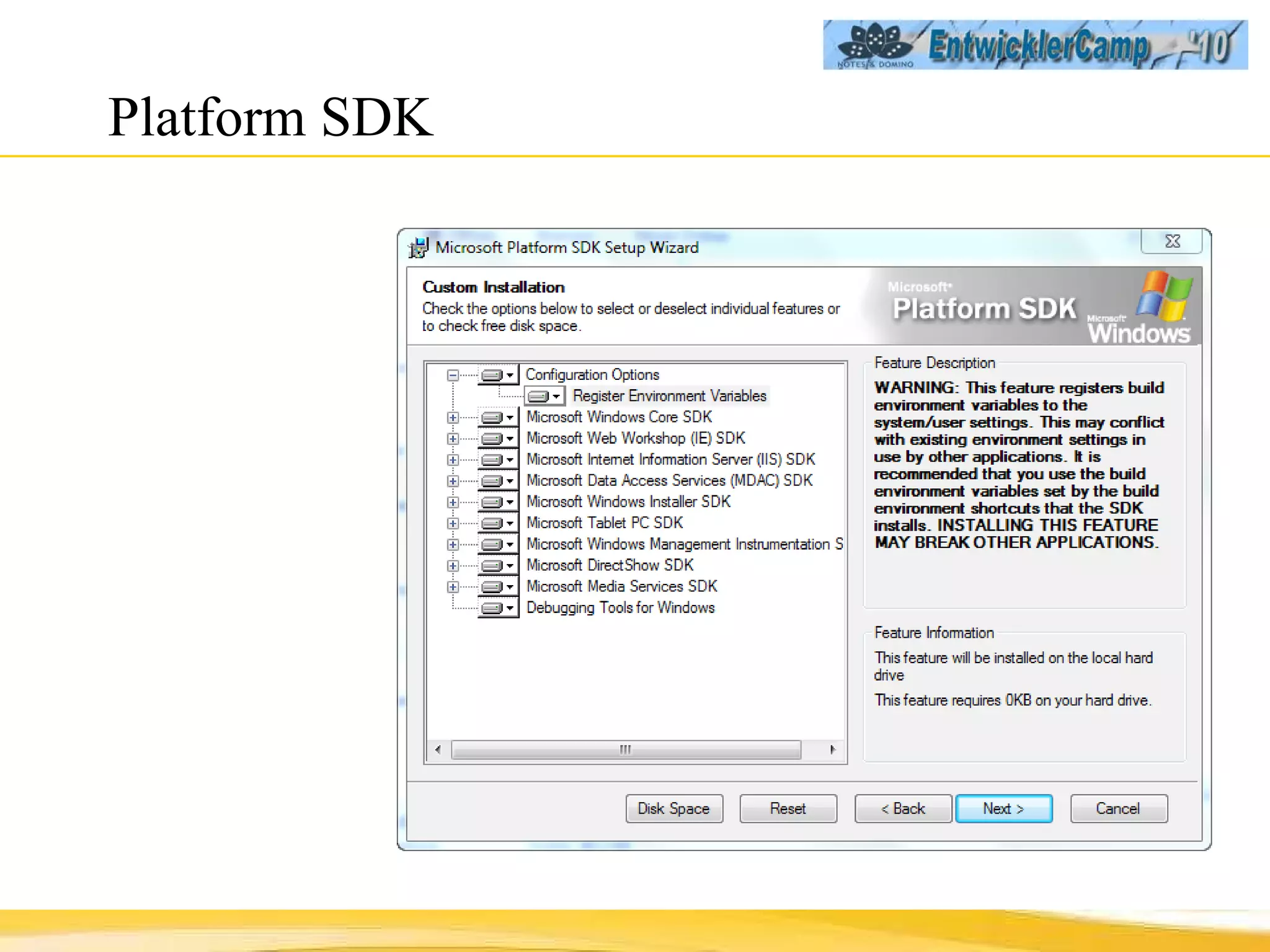 Platform SDK 