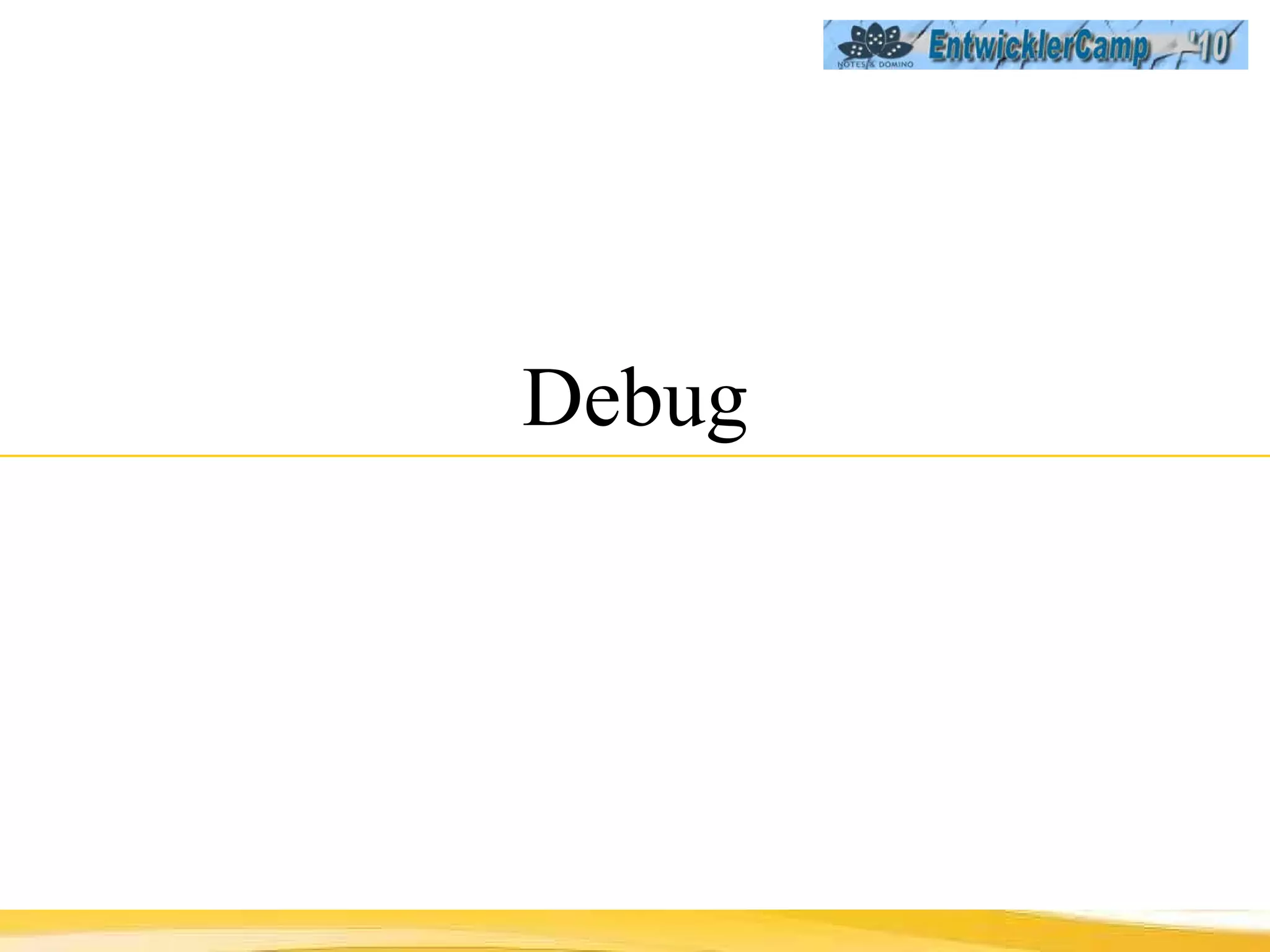 Debug 