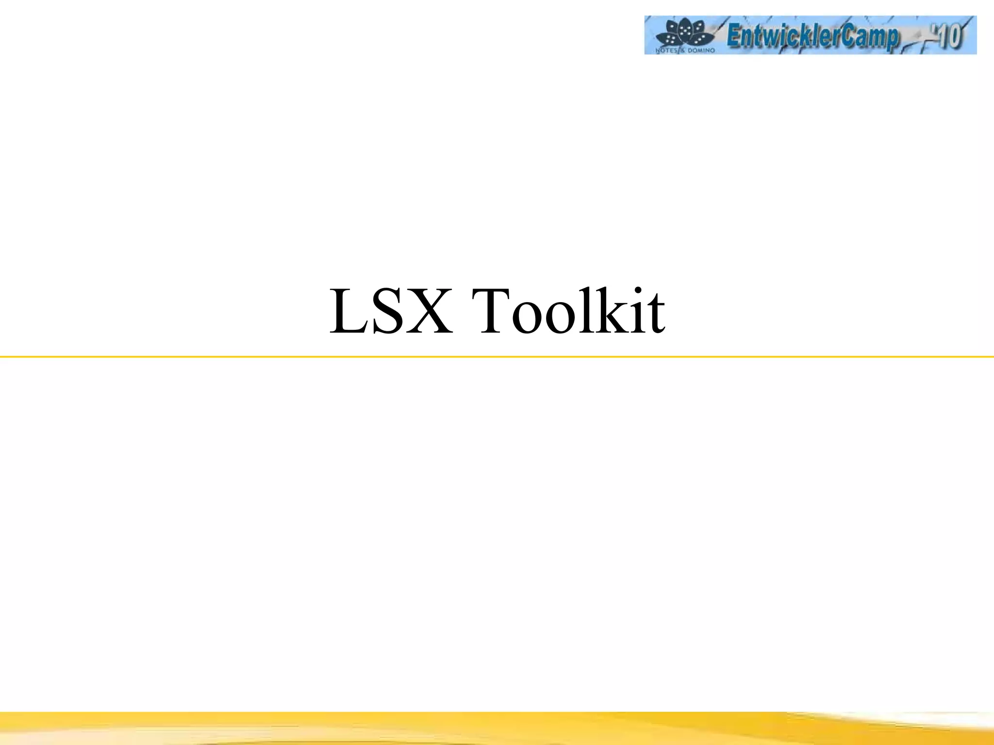 LSX Toolkit 