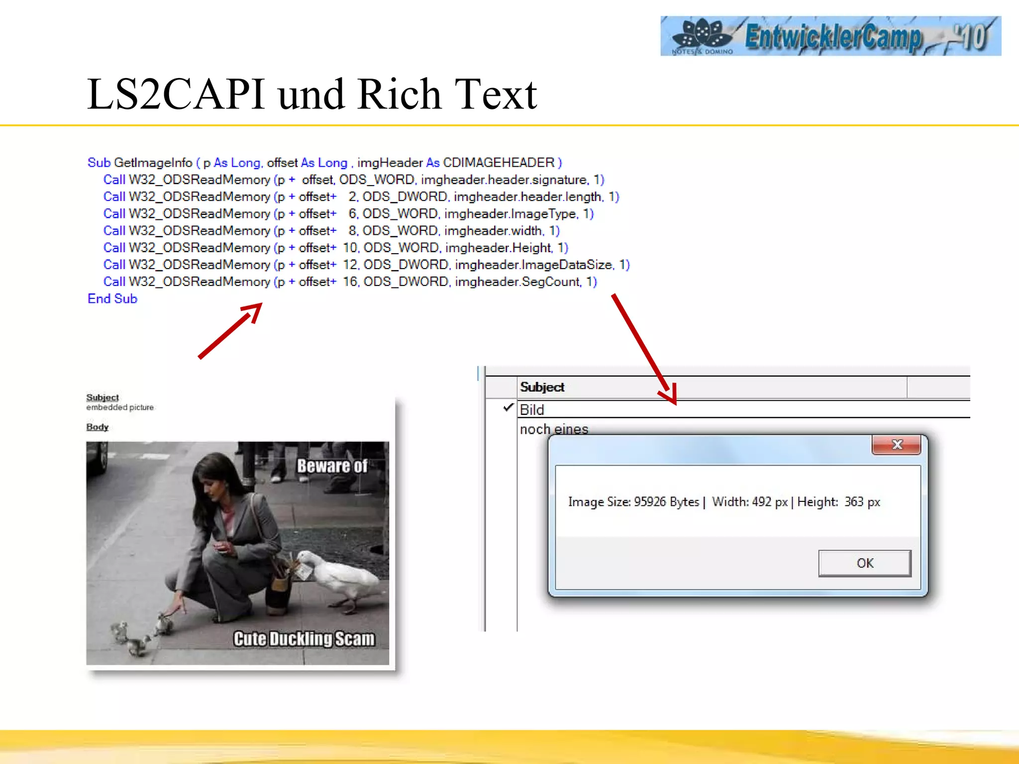LS2CAPI und Rich Text 