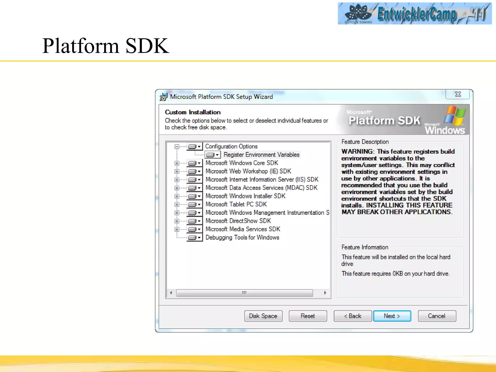 Platform SDK 