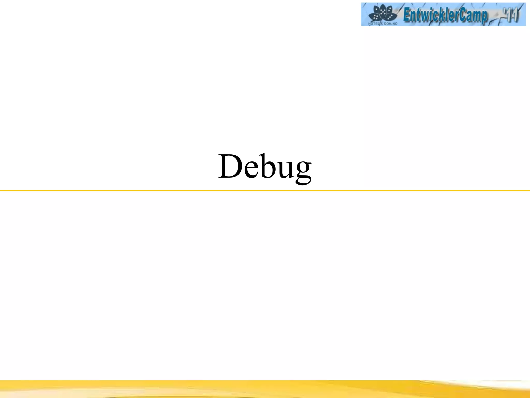 Debug 