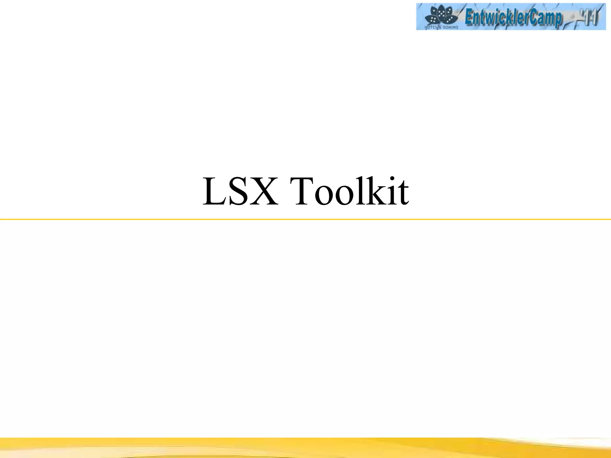 LSX Toolkit 