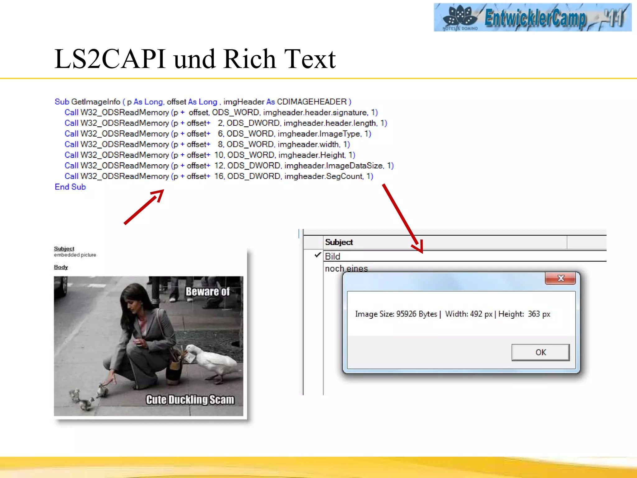 LS2CAPI und Rich Text 