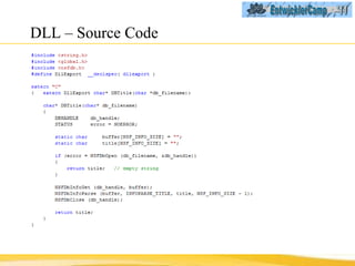 DLL – Source Code 