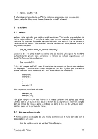 C++ apostila c++ nivel basico | PDF