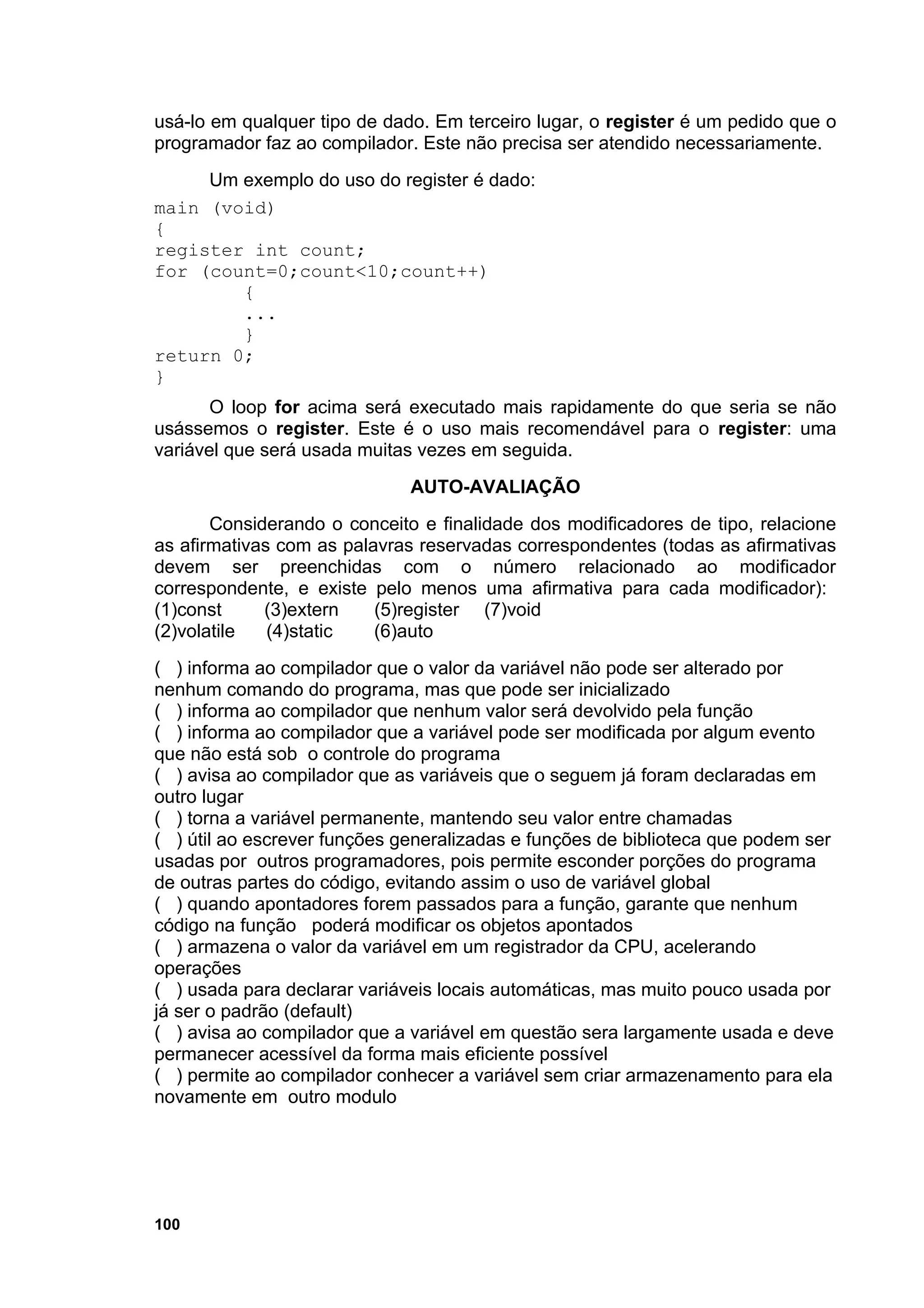 C apostila linguagem c