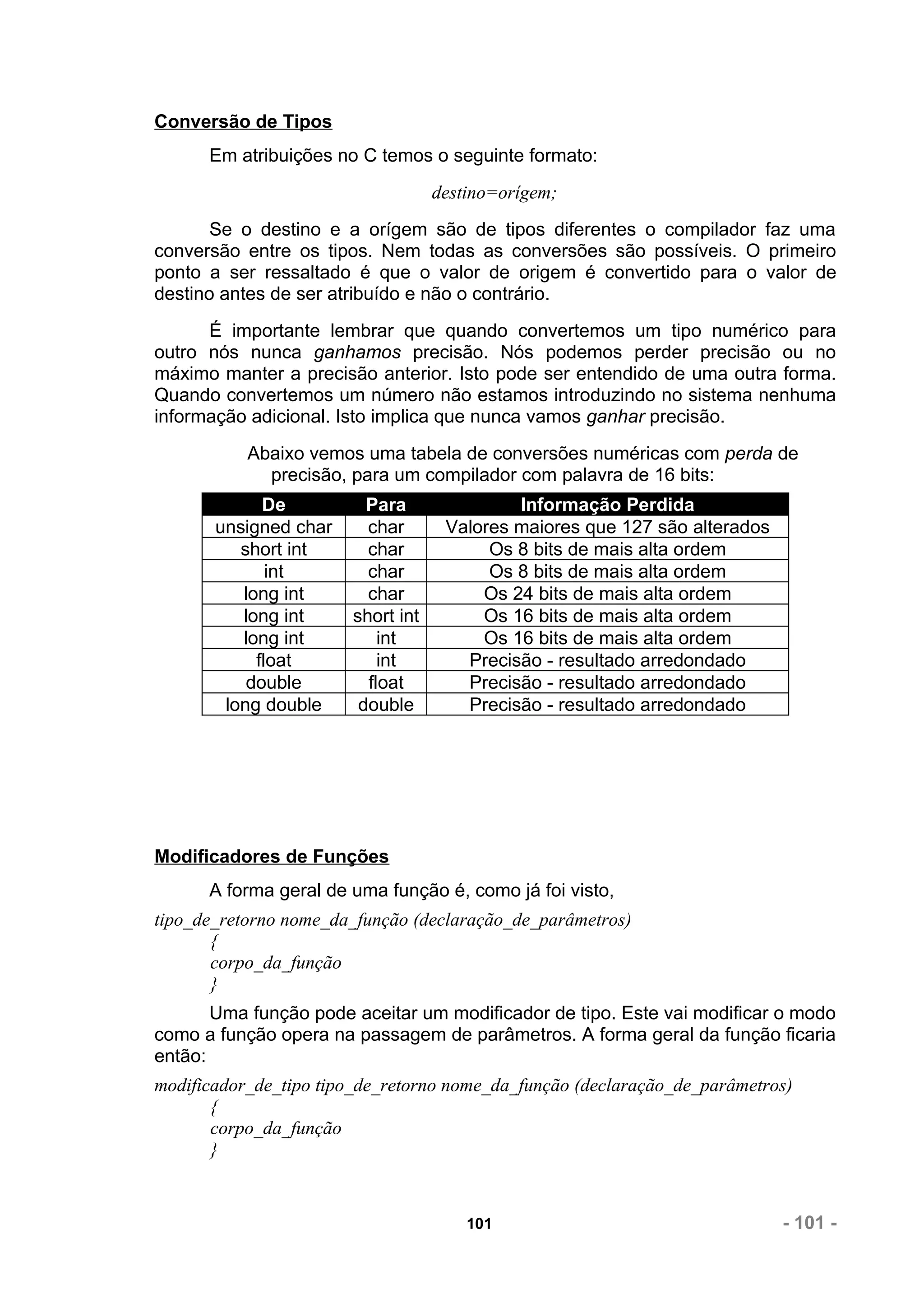 C apostila linguagem c