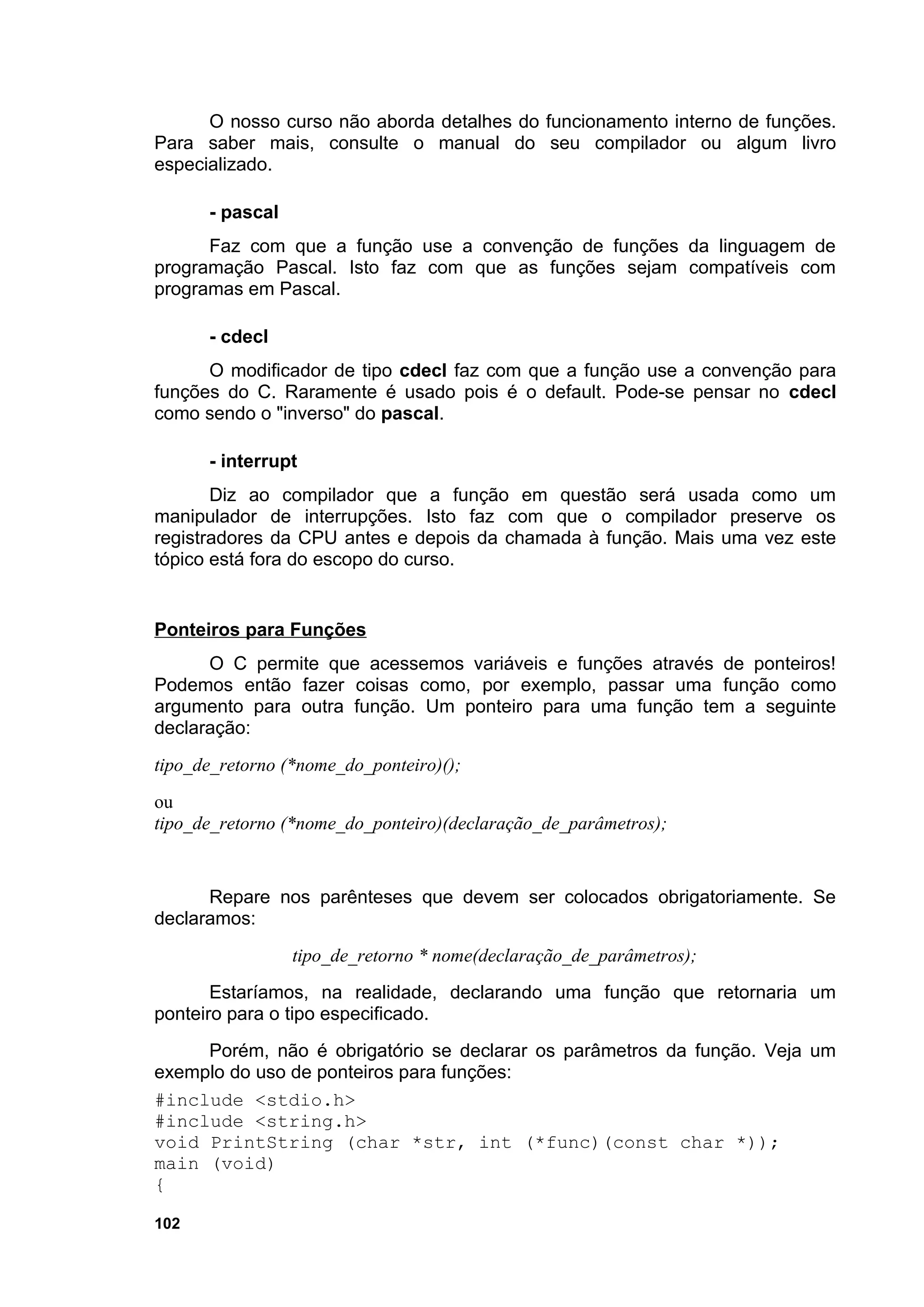 C apostila linguagem c