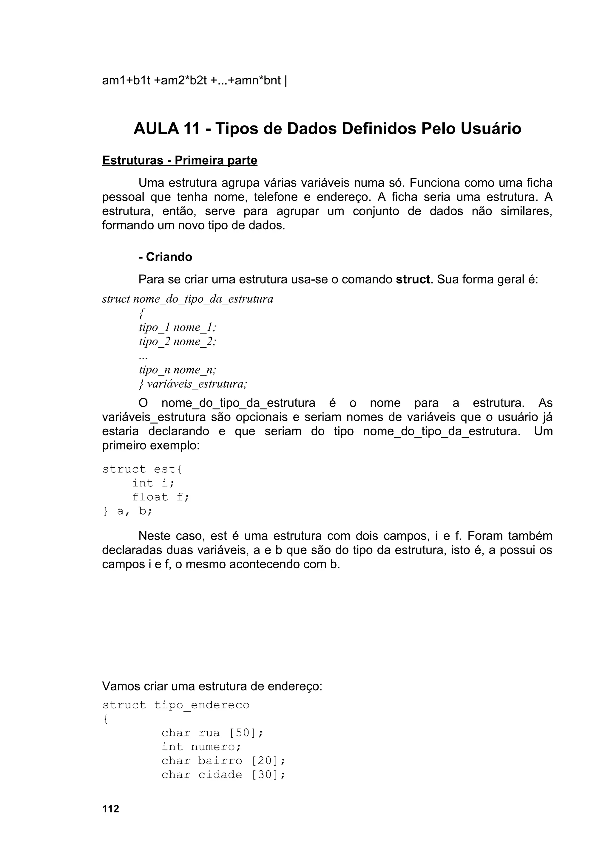 C apostila linguagem c