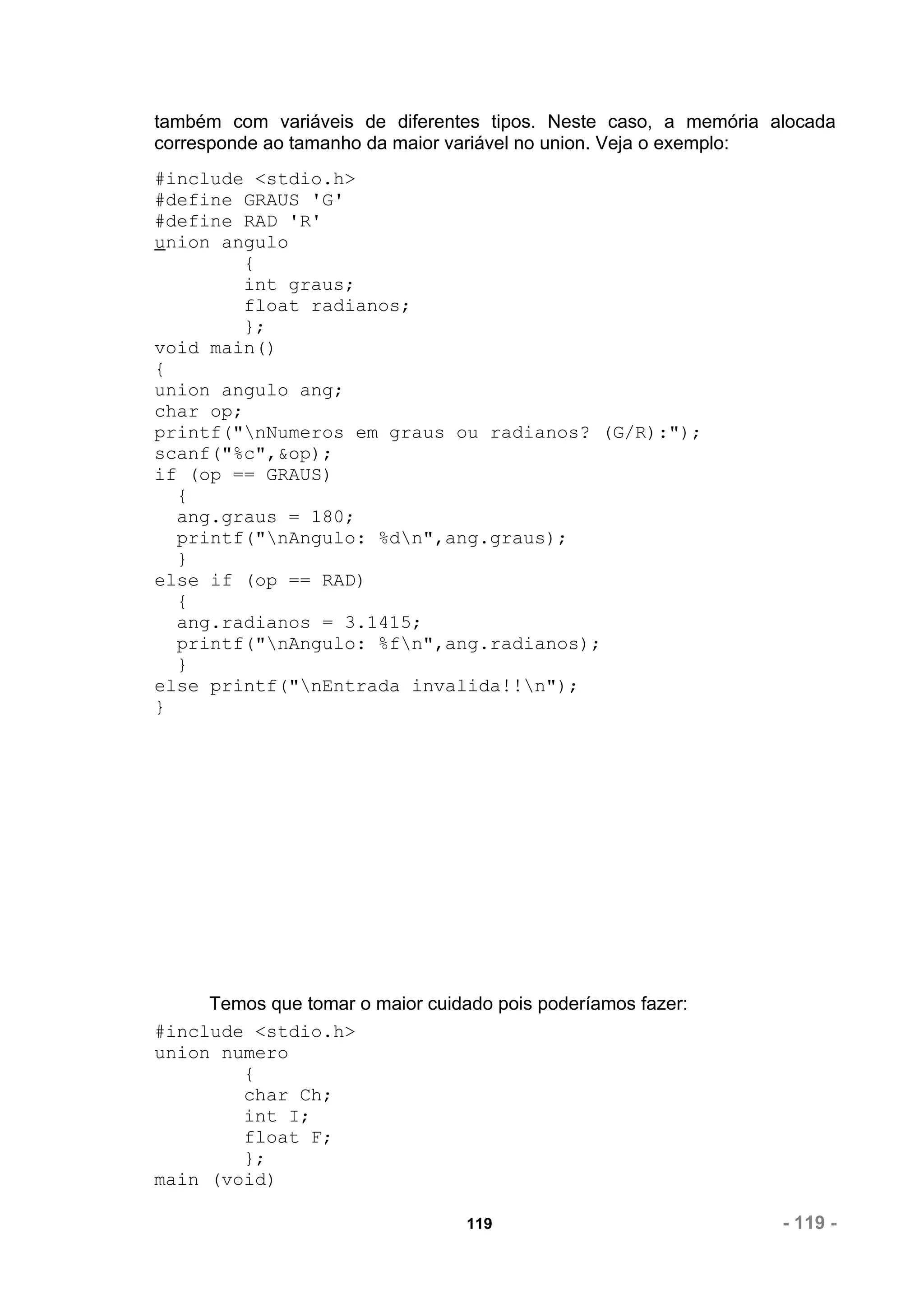 C apostila linguagem c
