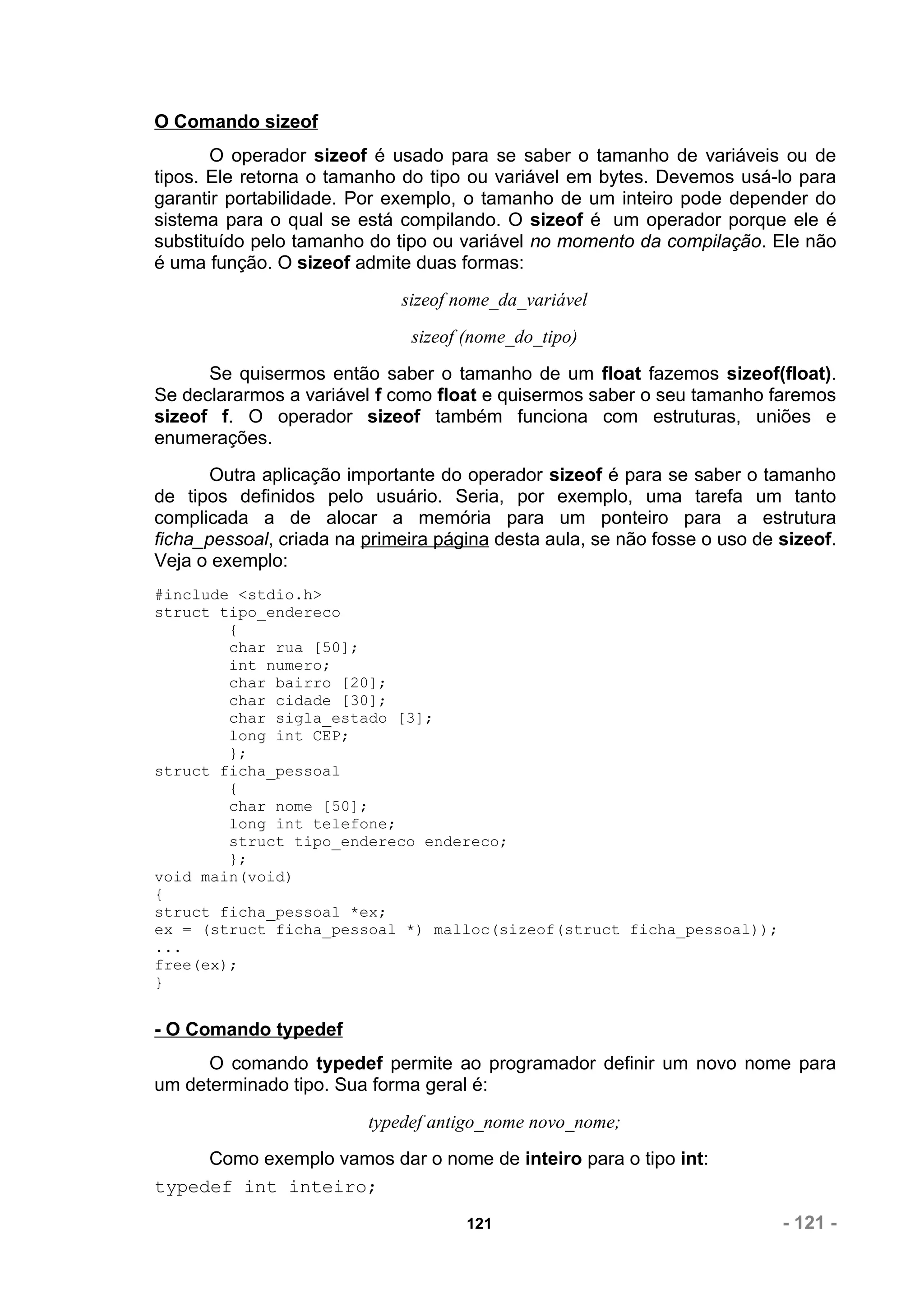 C apostila linguagem c