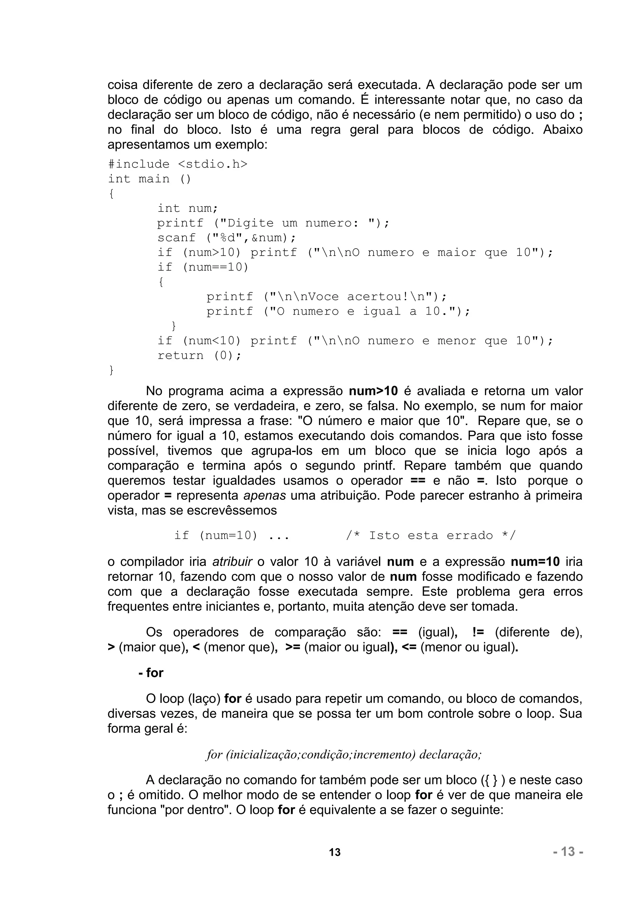 C apostila linguagem c