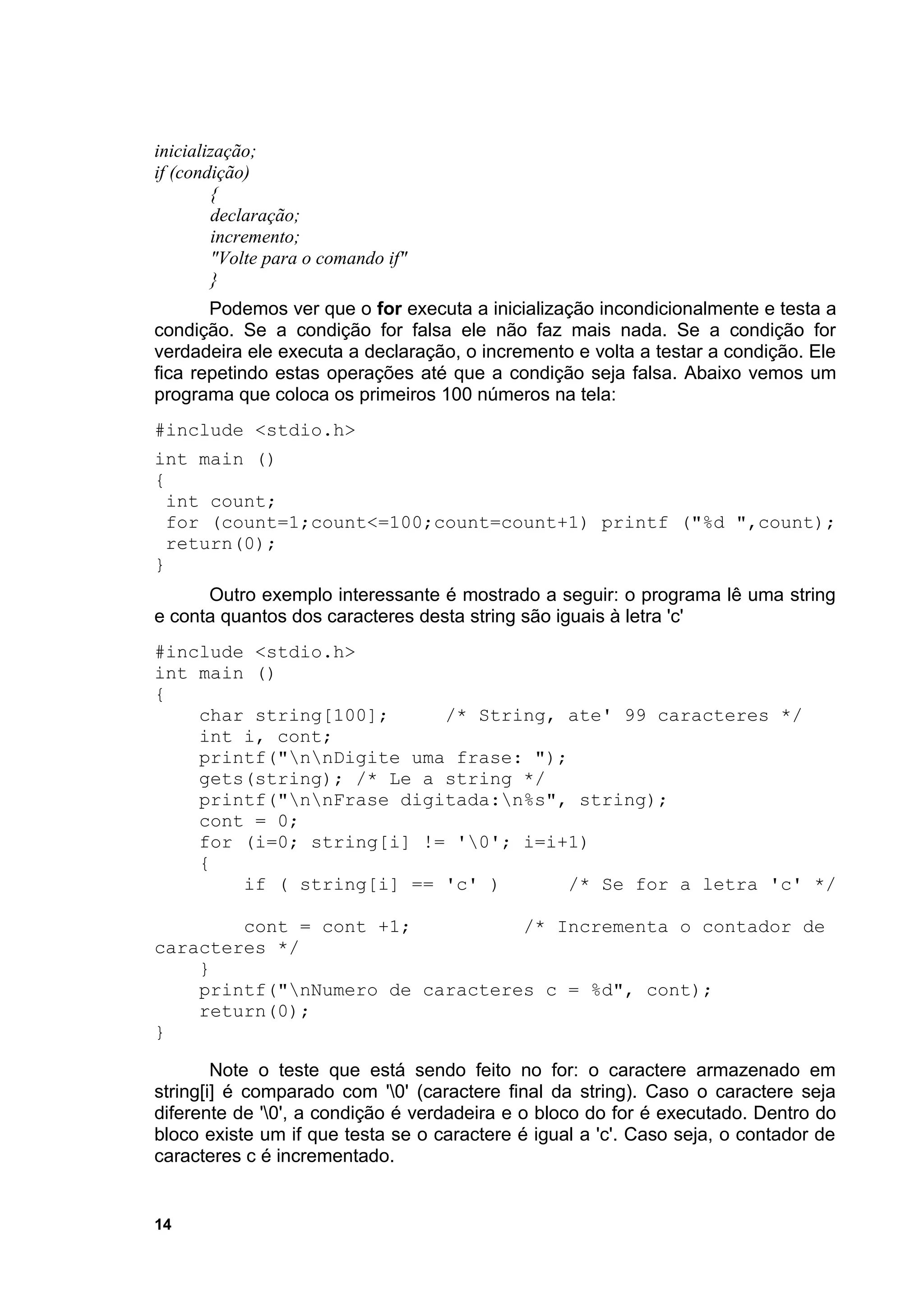 C apostila linguagem c