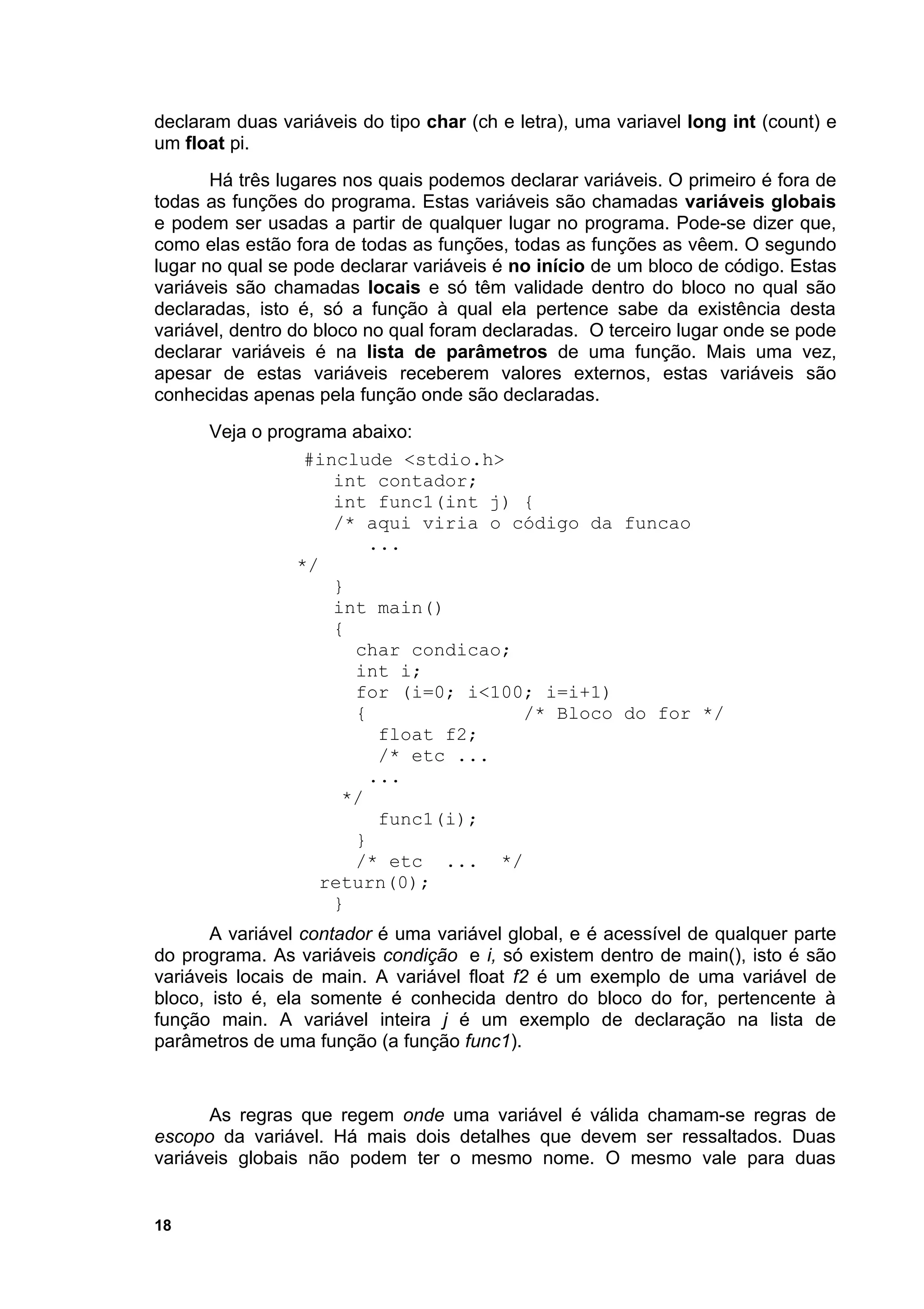 C apostila linguagem c