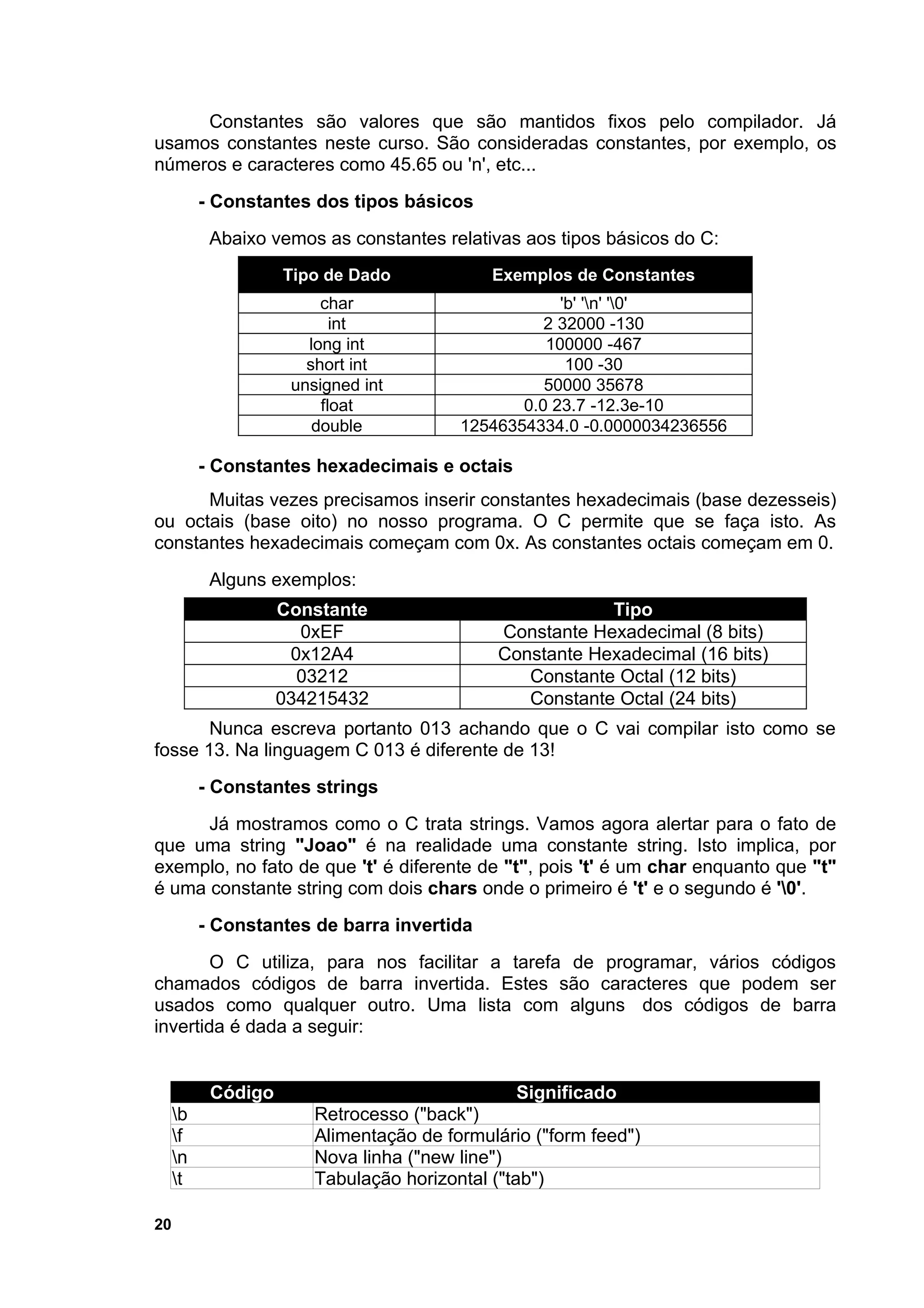 C apostila linguagem c