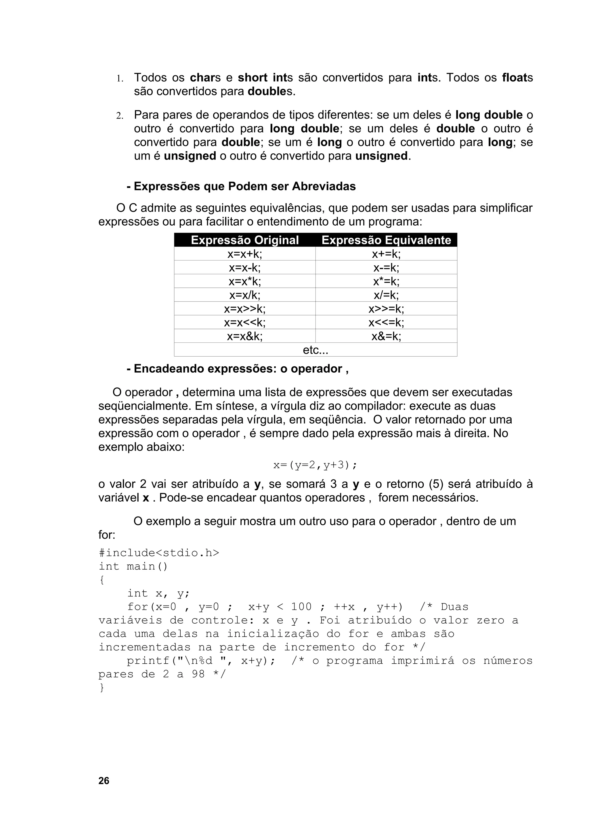 C apostila linguagem c