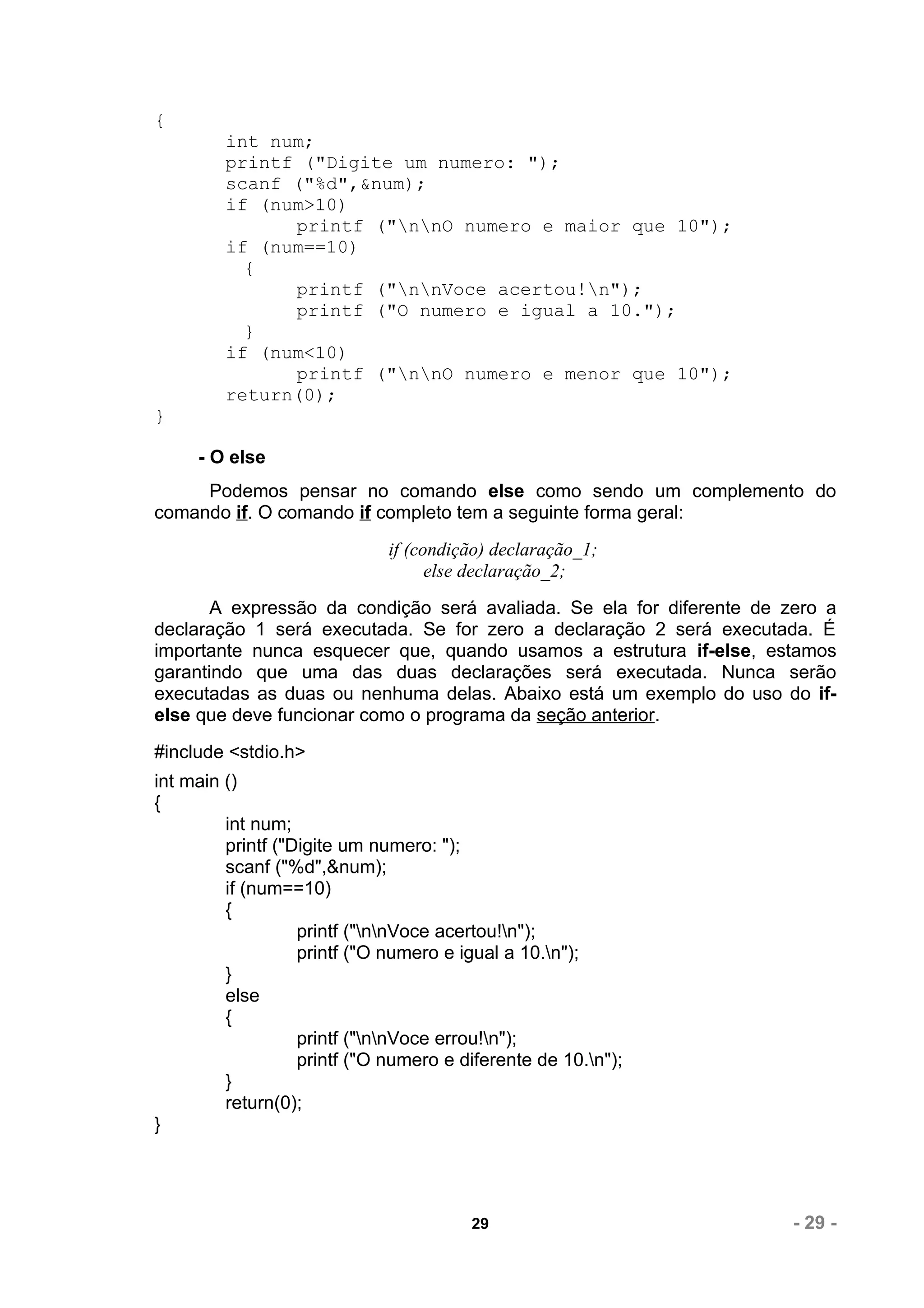 C apostila linguagem c