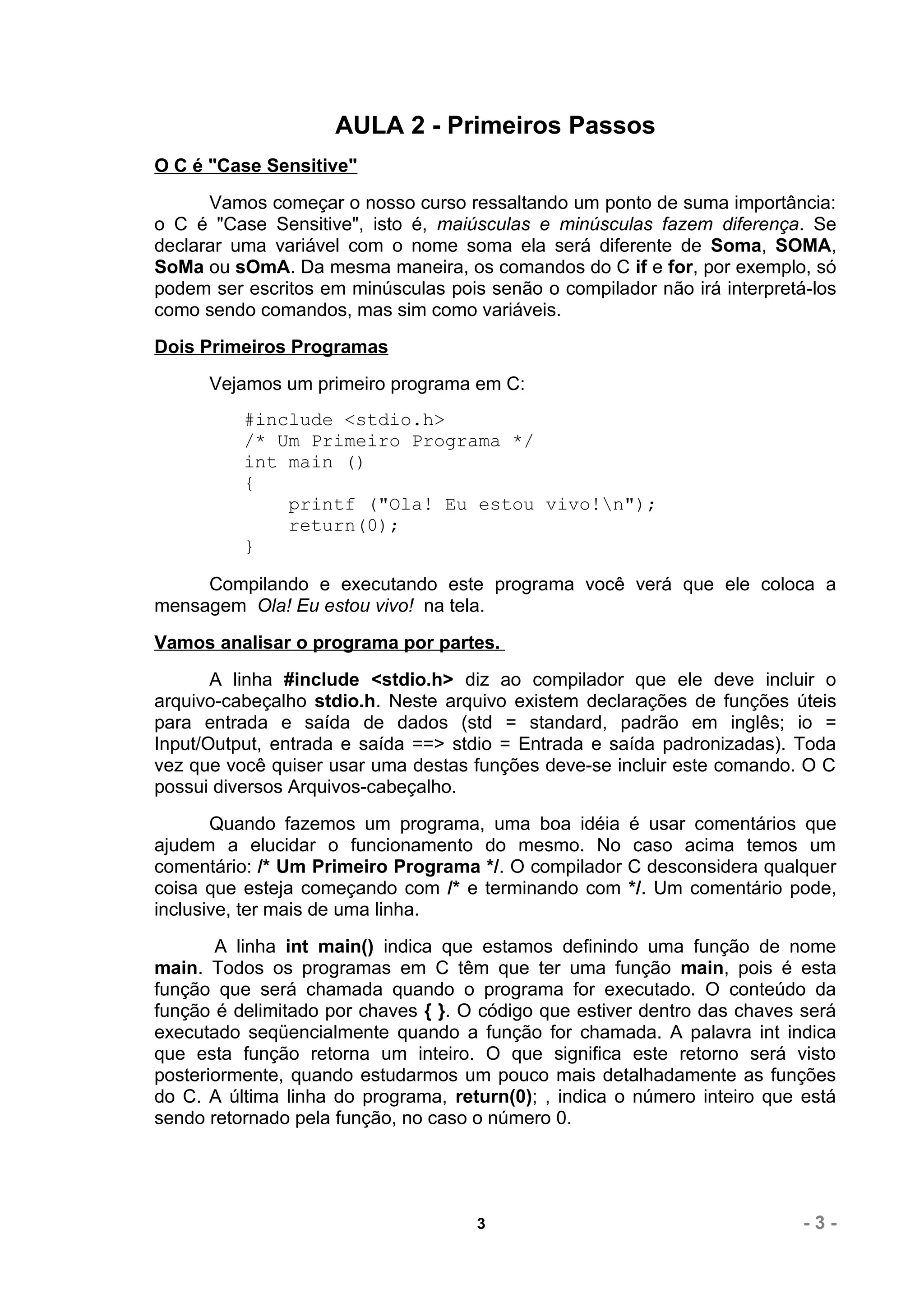 C apostila linguagem c