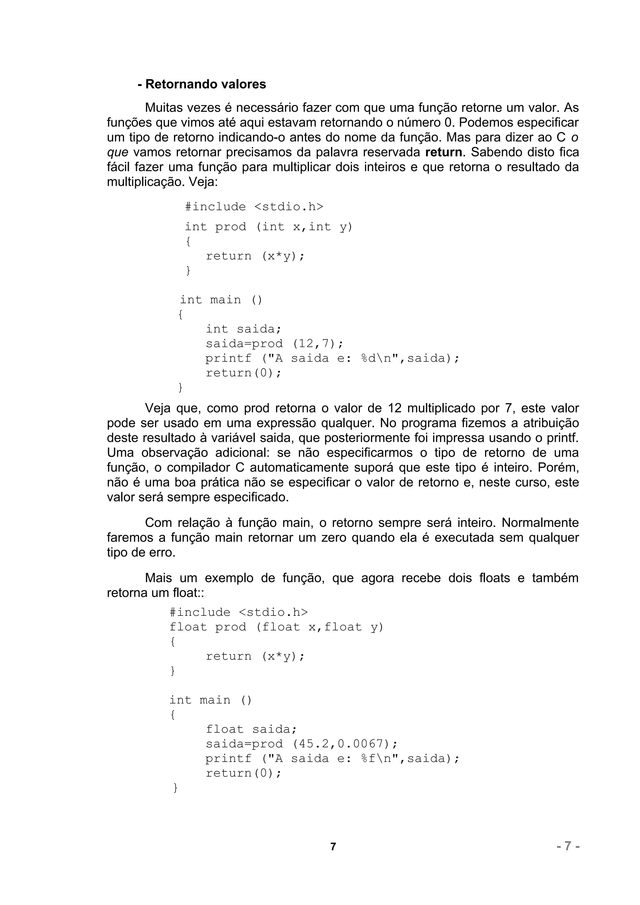 C apostila linguagem c