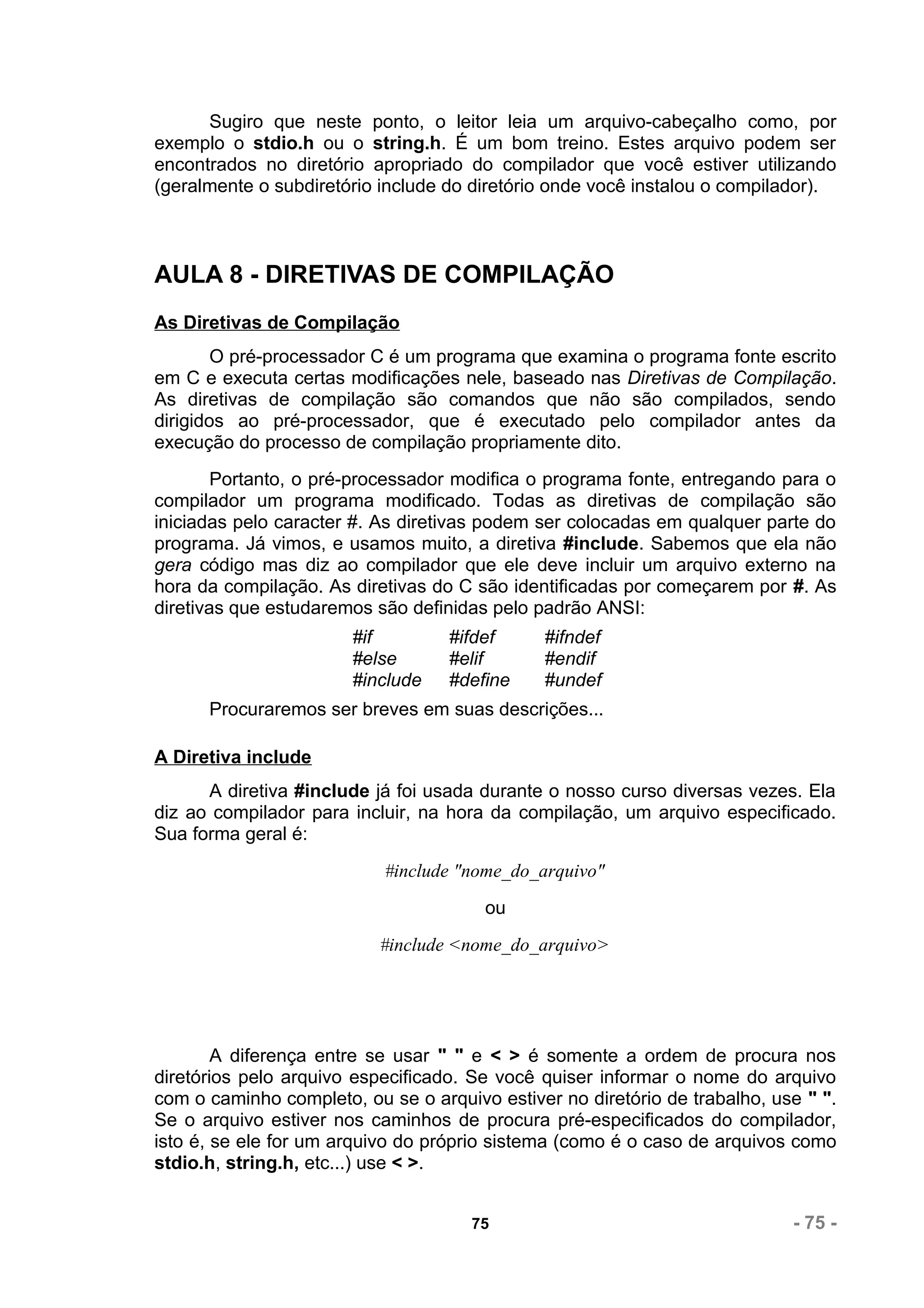 C apostila linguagem c