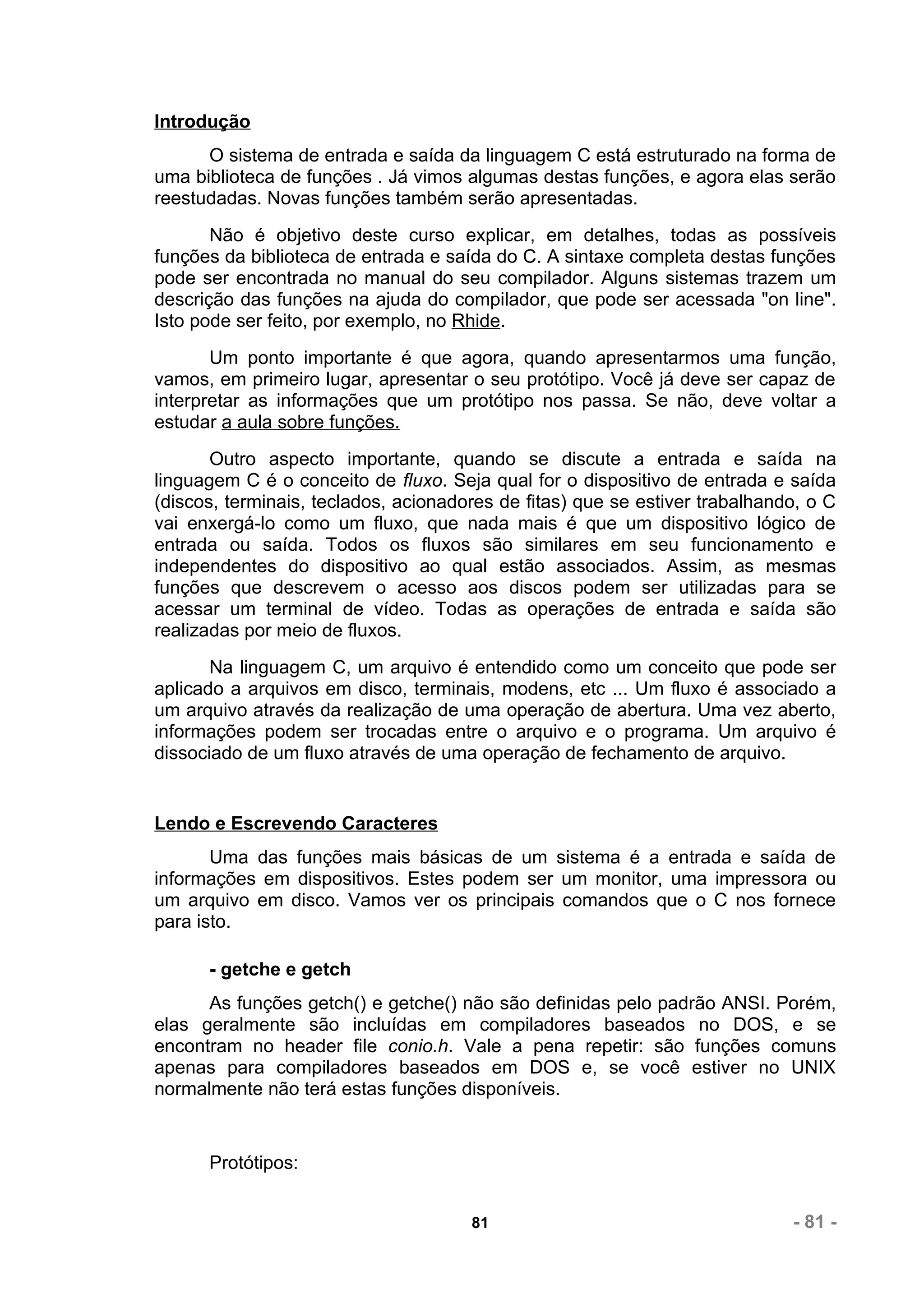 C apostila linguagem c