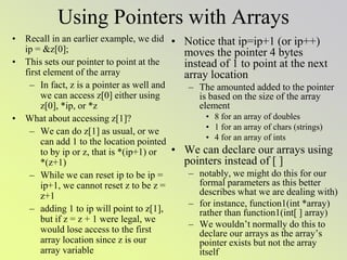 c-arrays-pointer basics xxxx yyyy zzzzzzz | PPT