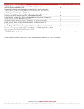 C++Builder Feature Matrix | PDF