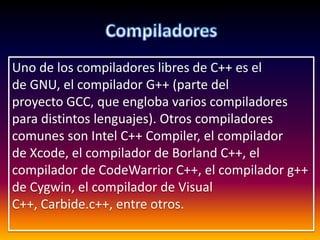 Breve Historia de C/C/++ | PPTX