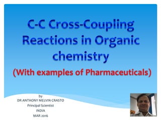 (With examples of Pharmaceuticals)
by
DR ANTHONY MELVIN CRASTO
Principal Scientist
INDIA
MAR 2016
 