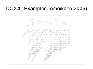 C Code and the Art of Obfuscation | PDF
