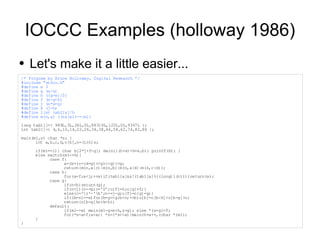 C Code and the Art of Obfuscation | PDF