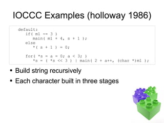 C Code and the Art of Obfuscation | PDF