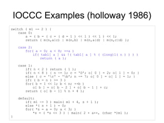 C Code and the Art of Obfuscation | PDF