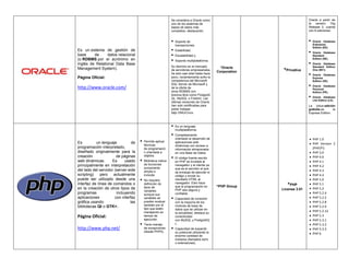 C. comparativo servidores & servicios