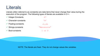 Getting started with C++ | PPTX