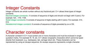 Getting started with C++ | PPT