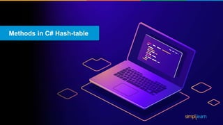 C# Dictionary Hash Table and sets | PPTX