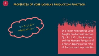 Cobb Douglas Production Function | PPTX