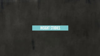 INSIGHT STUDIES
 