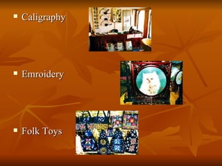 Caligraphy Emroidery Folk Toys 