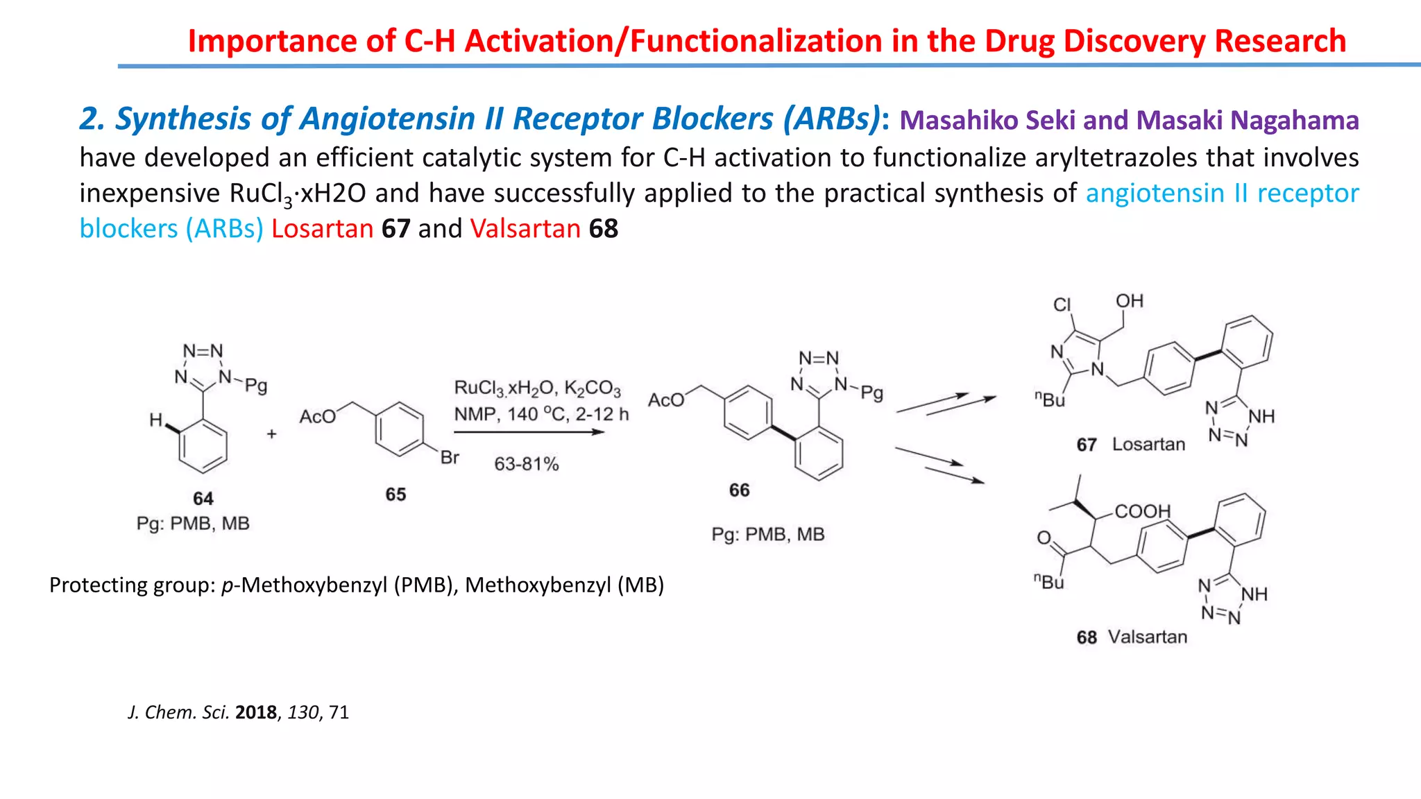 C-H Activation and Functionalization | PPTX