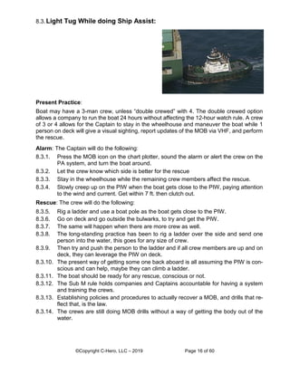 C-Hero Man Overboard Rescue Procedures for Workboats | PDF