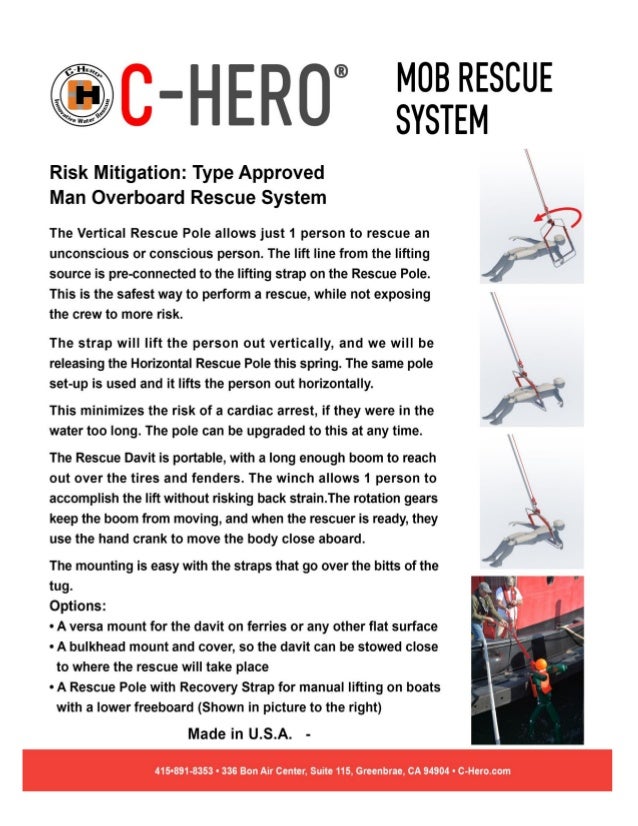 CHero Man Overboard Rescue Procedures for Workboats