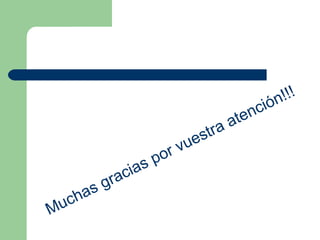 !!!
                                         nc   ió n
                                      te
                             str aa
                     rv ue
                   po
               ias
          g rac
   chas
Mu
 