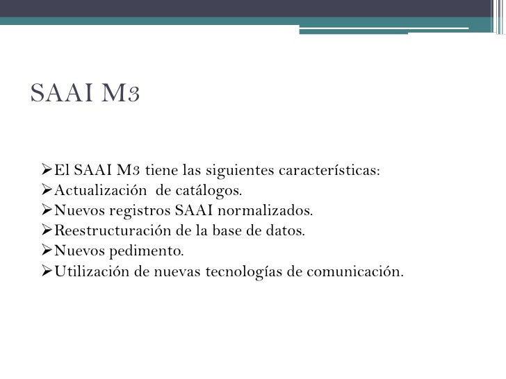 C.I. sistema automatizado aduanero integral